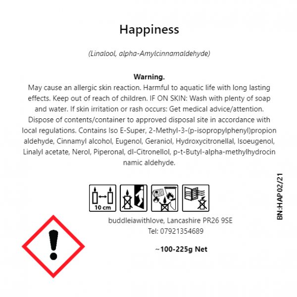 Happiness (Sweet Pea) Candles - Image 4