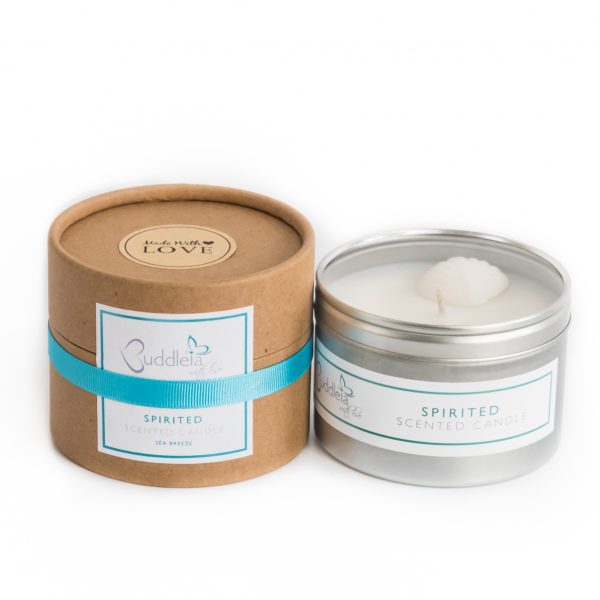 Spirited Large Tin Candle