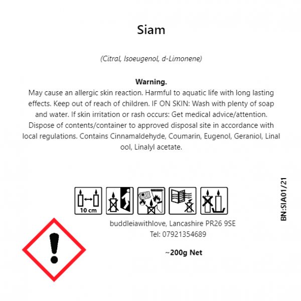 Siam (Lemongrass & Ginger) Pamper Box - Image 3